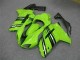 Verde Preto Carenagem & Plástico Kawasaki ZX6R 07-08