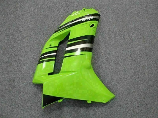 Verde Preto Carenagem & Plástico Kawasaki ZX6R 07-08