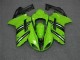 Verde Preto Carenagem & Plástico Kawasaki ZX6R 07-08
