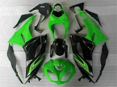Verde Preto Carroçaria Kawasaki ZX6R 09-12