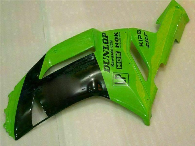 Verde Preto Dunlop Carenagem Kawasaki ZX6R 07-08 Verde Preto Dunlop Carenagem Kawasaki ZX6R 07-08