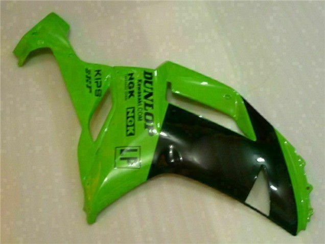 Verde Preto Dunlop Carenagem Kawasaki ZX6R 07-08 Verde Preto Dunlop Carenagem Kawasaki ZX6R 07-08