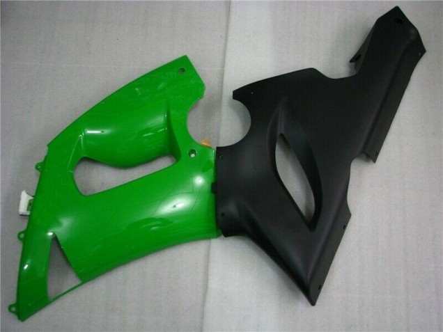 Verde Preto Fosco Carenagem Kawasaki ZX6R 05-06