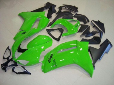 Verde Preto Fosco Carenagem Kawasaki ZX6R 07-08
