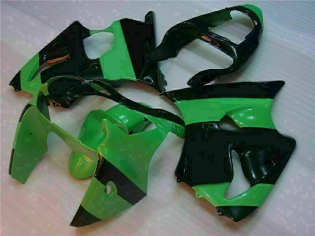Verde Preto Injeção Kit Carenagem Kawasaki ZX6R 00-02