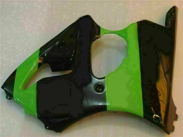 Verde Preto Injeção Kit Carenagem Kawasaki ZX6R 00-02