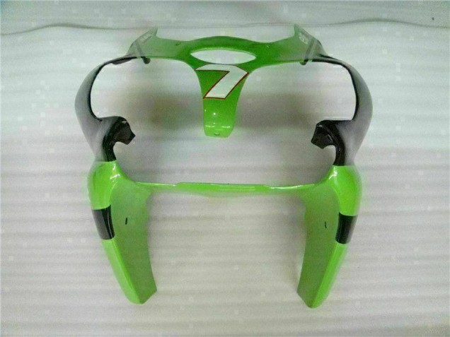 Verde Preto Injeção Kit Carenagem Kawasaki ZX6R 00-02