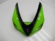 Verde Preto Injeção Kit Carenagem Kawasaki ZX6R 05-06 Verde Preto Injeção Kit Carenagem Kawasaki ZX6R 05-06