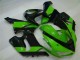 Verde Preto Injeção Kit Carenagem Kawasaki ZX6R 05-06