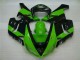 Verde Preto Injeção Kit Carenagem Kawasaki ZX6R 05-06