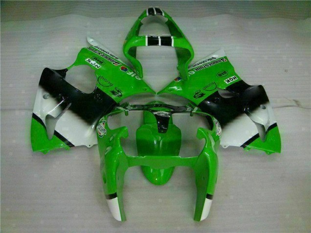 Verde Preto Injeção Kits Carenagem Kawasaki ZX6R 00-02