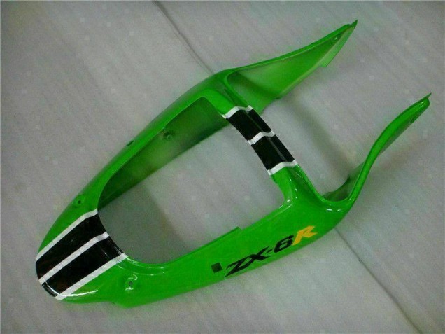 Verde Preto Injeção Kits Carenagem Kawasaki ZX6R 00-02