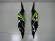 Verde Preto Kits Carenagem Kawasaki ZX6R 13-18