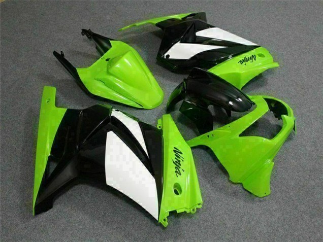 Verde Preto Ninja Abs Kits Carenagem Kawasaki EX250 08-12