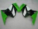 Verde Preto Ninja Kits Completo Carenagem Kawasaki EX250 08-12 Verde Preto Ninja Kits Completo Carenagem Kawasaki EX250 08-12