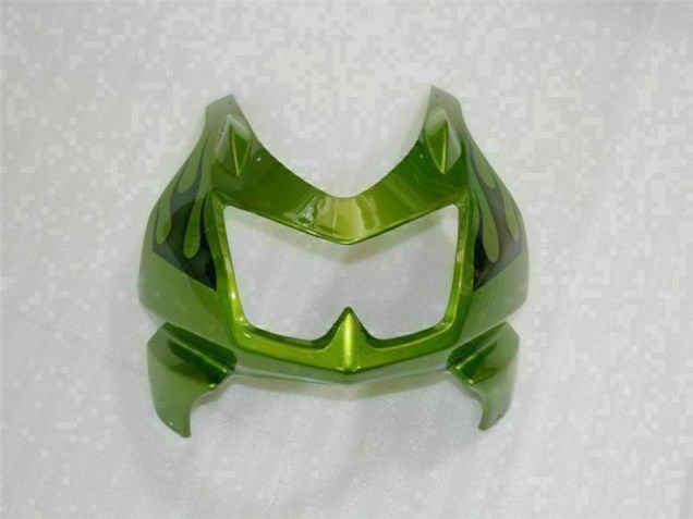 Verde Preto Plástico Kawasaki EX250 08-12 Verde Preto Plástico Kawasaki EX250 08-12
