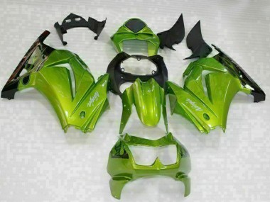 Verde Preto Plástico Kawasaki EX250 08-12