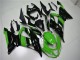 Verde Preto Plásticos Kawasaki ZX6R 13-18