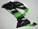 Verde Preto Plásticos Kawasaki ZX6R 13-18