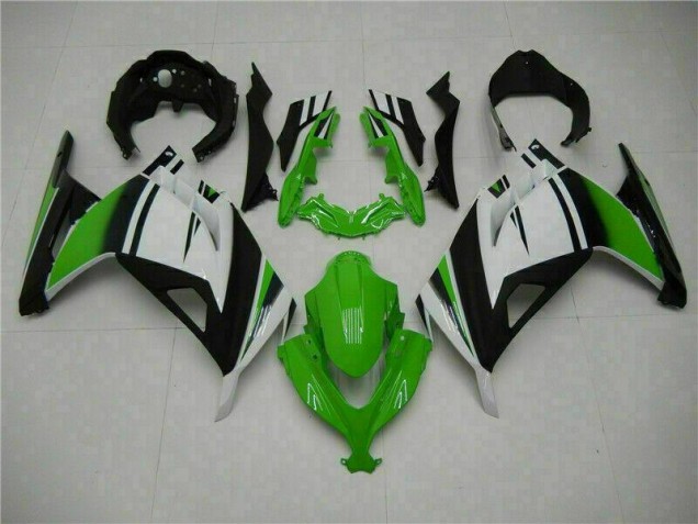 Verde Preto Prata Carenagem Kawasaki EX300 13-16 Verde Preto Prata Carenagem Kawasaki EX300 13-16