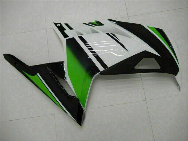 Verde Preto Prata Carenagem Kawasaki EX300 13-16 Verde Preto Prata Carenagem Kawasaki EX300 13-16