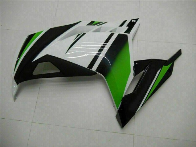 Verde Preto Prata Carenagem Kawasaki EX300 13-16 Verde Preto Prata Carenagem Kawasaki EX300 13-16
