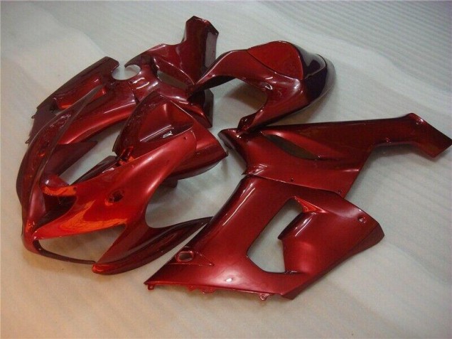 Vermelho Abs Plástico Kawasaki ZX6R 05-06 Vermelho Abs Plástico Kawasaki ZX6R 05-06
