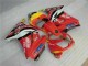 Vermelho Amarelo Carenagem Kawasaki EX250 08-12