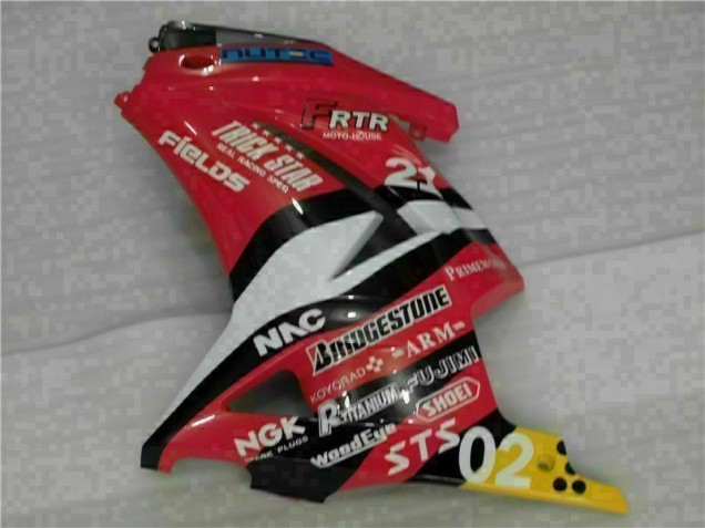 Vermelho Amarelo Carenagem Kawasaki EX250 08-12