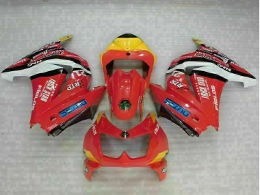 Vermelho Amarelo Carenagem Kawasaki EX250 08-12