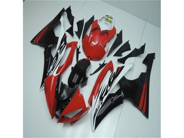 Vermelho Branco Abs Kits Completos Carenagem Yamaha R6 08-16