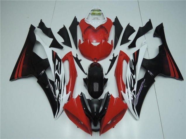 Vermelho Branco Abs Kits Completos Carenagem Yamaha R6 08-16