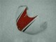 Vermelho Branco Abs Plástico Yamaha R6 06-07 Vermelho Branco Abs Plástico Yamaha R6 06-07