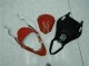 Vermelho Branco Abs Plástico Yamaha R6 06-07 Vermelho Branco Abs Plástico Yamaha R6 06-07