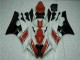 Vermelho Branco Abs Plástico Yamaha R6 06-07 Vermelho Branco Abs Plástico Yamaha R6 06-07