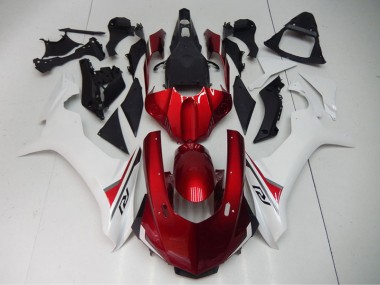 Vermelho Branco Abs Plásticos Yamaha R1 15-19