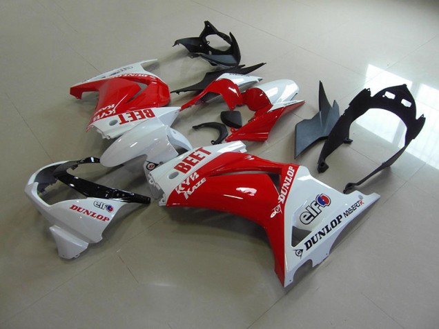 Vermelho Branco BEET Carenagem Kawasaki ZX 250R 08-12