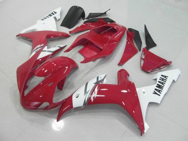 Vermelho Branco Carenagem Yamaha R1 02-03