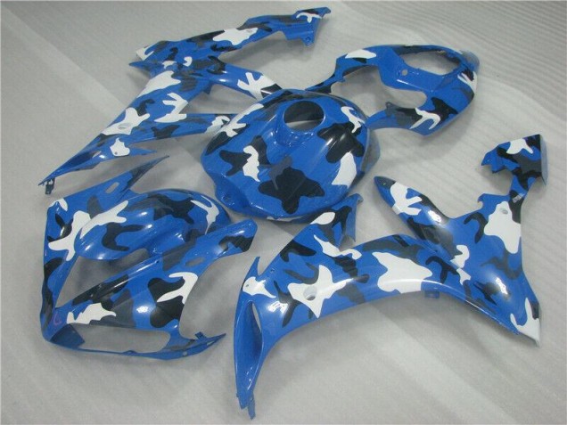 Vermelho Branco Carenagem Yamaha R1 04-06