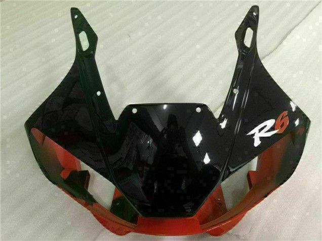 Vermelho Branco Carenagem Yamaha R6 98-02