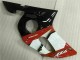 Vermelho Branco Carenagem Yamaha R6 98-02