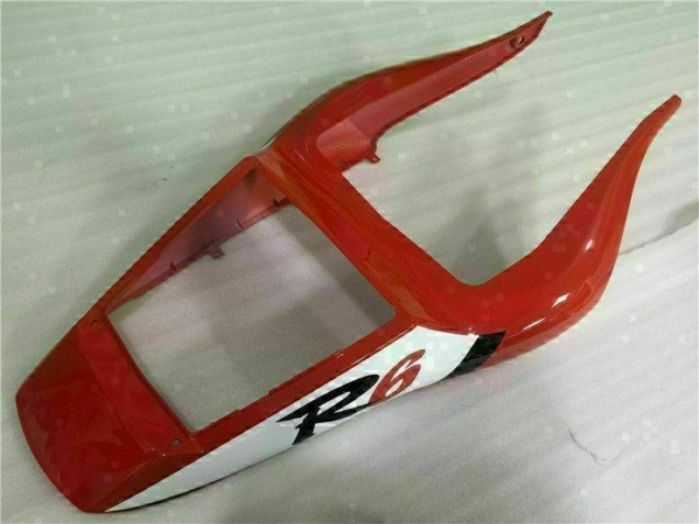 Vermelho Branco Carenagem Yamaha R6 98-02