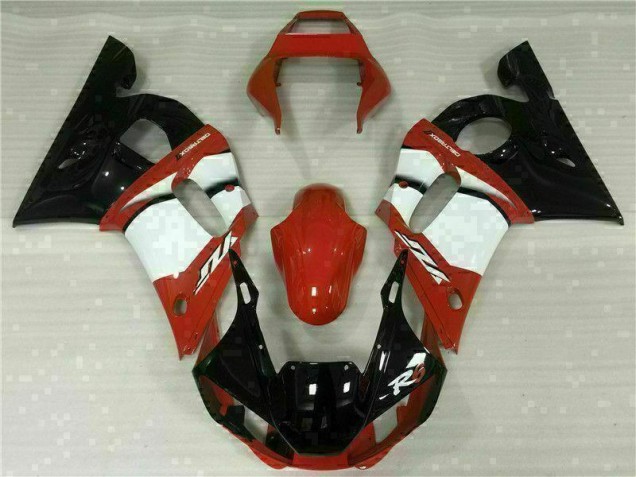 Vermelho Branco Carenagem Yamaha R6 98-02