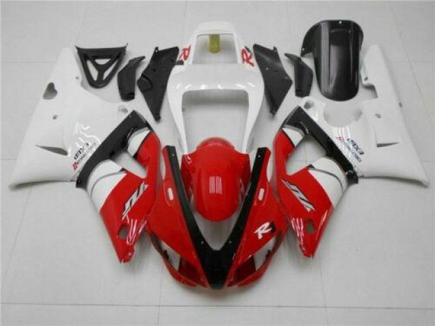 Vermelho Branco Carroçaria Yamaha R1 98-99 Vermelho Branco Carroçaria Yamaha R1 98-99