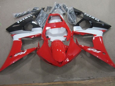 Vermelho Branco Decalque Carenagem Yamaha R6 03-05