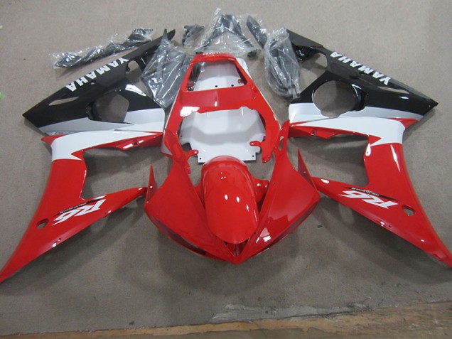 Vermelho Branco Decalque Carenagem Yamaha R6 03-05 Vermelho Branco Decalque Carenagem Yamaha R6 03-05