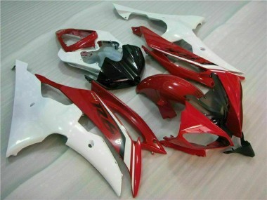 Vermelho Branco Kit Carenagem Yamaha R6 08-16