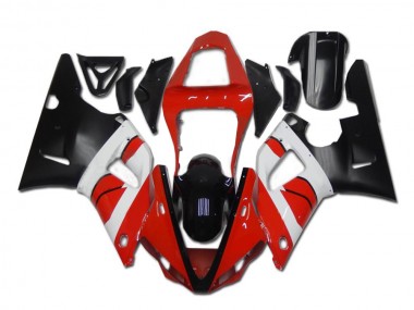 Vermelho Branco Preto Carenagem Yamaha R1 00-01