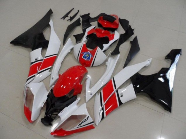 Vermelho Branco Preto Carroçaria Yamaha R6 08-16