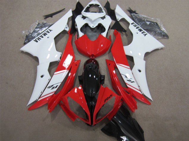 Vermelho Branco Preto Decalque Carenagem Yamaha R6 08-16 Vermelho Branco Preto Decalque Carenagem Yamaha R6 08-16
